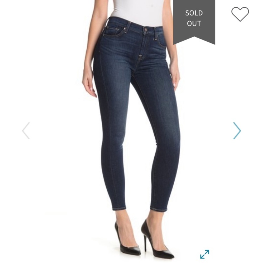 7 for all mankind gwenevere skinny jeans